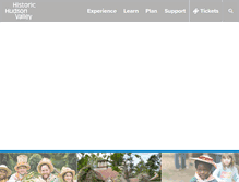 Tablet Screenshot of hudsonvalley.org